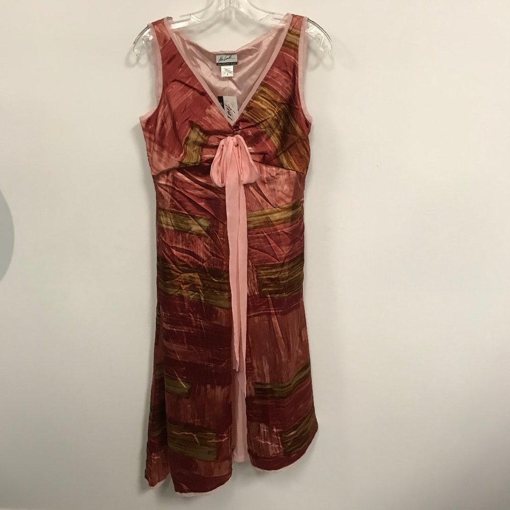 NWT Randolph Duke Asymmetric Satin Dress